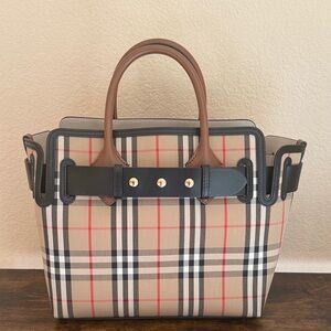Burberry Vintage Check Triple Stud Belt Bag